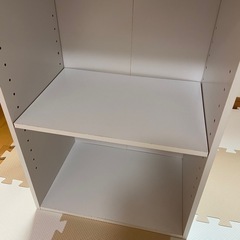 カラーBOX 白　2段の画像