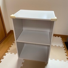 カラーBOX 白　2段の画像