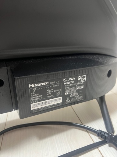 極美品40型液晶Wチューナーテレビ