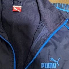 PUMA150 裏起毛ウィンドブレーカーとハーフジップスウェットの画像