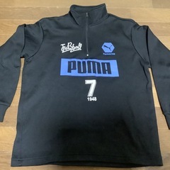 PUMA150 裏起毛ウィンドブレーカーとハーフジップスウェットの画像