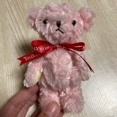 TULLY'S COFFEE  ★ ベアフル　テディベア　ピンク　希少