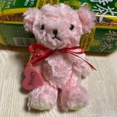 TULLY'S COFFEE  ★ ベアフル　テディベア　ピンク　希少の画像
