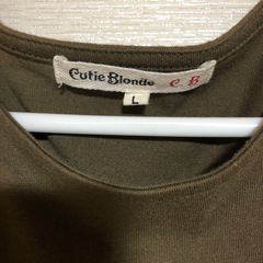 カーキ色⭐️ロングワンピース　Lの画像