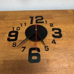 壁掛け時計 ウォールクロック　貼る時計の画像