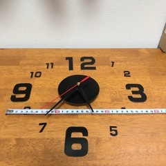 壁掛け時計 ウォールクロック　貼る時計の画像