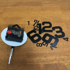 壁掛け時計 ウォールクロック　貼る時計の画像