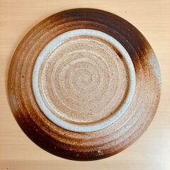 信楽焼 大皿（31cm）の画像