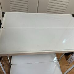 0円　キッチンカート　棚　折りたたみ　の画像