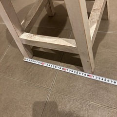 リメイク　アンティーク調スツール　中古の画像