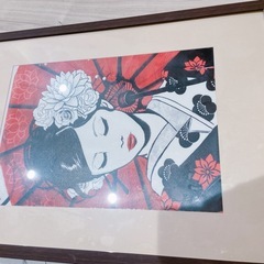 和風　インテリアパネルの画像