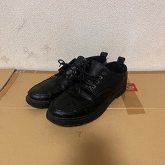 黒色革シューズの画像