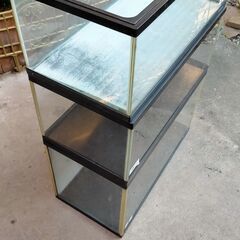 ◆ 【 限 定 品 】 ◆《  60センチ水槽 x 3台まとめて  ( 引 取 限 定 )  》 ◆K0928の画像