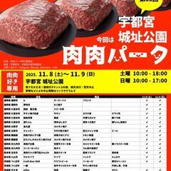 第53回 肉肉パーク 宇都宮 城址公園