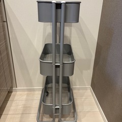 新規受付終了スチールパイプワゴンアイリスオーヤマの画像