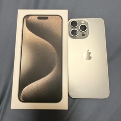 iPhone 15pro max 512GB  ナチュラルチタニウムの画像