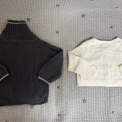 【２着セット】babyGap ベビーギャップ　カーディガンの画像