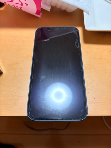 iPhone12 128GB ブルー 背面割れ 現在取引予定中