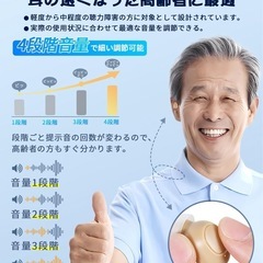 集音器　高齢者集音器 音声拡聴器 20-30時間連続使用 耳穴型 集音器の画像