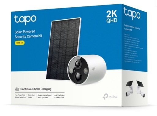 防犯カメラ　TP-Link tapo フルワイヤレスセキュリティカメラ ソーラーパネル付き TC85　KIT