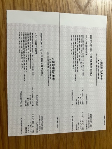 大阪芸術花火2025 チケット