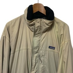 patagonia パタゴニア ブルゾン ベージュ ウインドブレーカー サイズL　  の画像