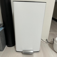 【超美品✨】40L ダストボックス ステンレス ふた付き おしゃれ ペダル式 大容量の画像