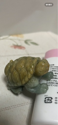 亀の置物（翡翠）
