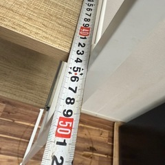 ★中古格安！キッチンスチール木製ラック　キッチン棚の画像