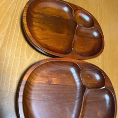 木の器　2個セットの画像