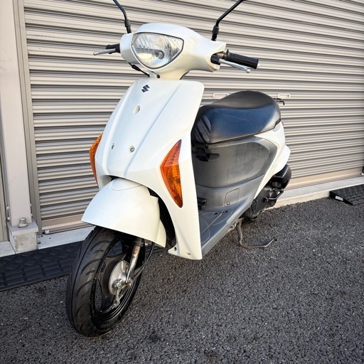 4310.安心のFI車両　レッツ5 ミラー新品　千葉県柏市　即日配送、自走引き取りも可能