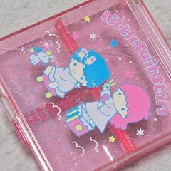 ツインリトルスター 小物入れ 1997年 サンリオ キキララ 当時物 プラケースの画像