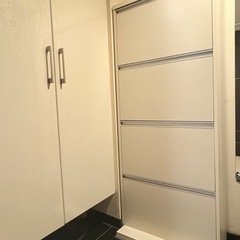 4段スリムシューズラックの画像