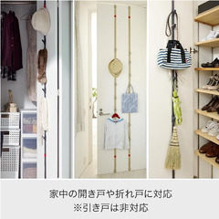 ドアフック (フック6個) 　グレーの画像