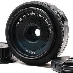 未使用級✨Canon キャノン レンズ EF-S 24mm f2.8 STMの画像