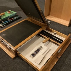 謄写版　ガリ板　セット　の画像