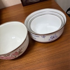 ほうろう製ボウル 4点セット（美品）の画像