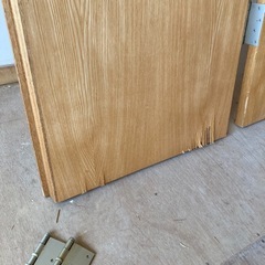 木製 ドア レトロ 左開き 両開き 室内用 丸落としの画像