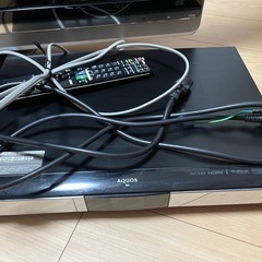SHARP製テレビ、Blu-rayの画像
