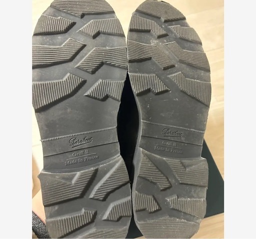 Parabootパラブーツミカエル 24.5cm 黒 レザー