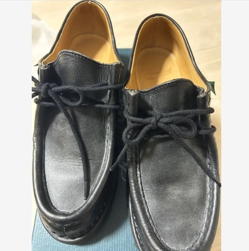 Parabootパラブーツミカエル 24.5cm 黒 レザー