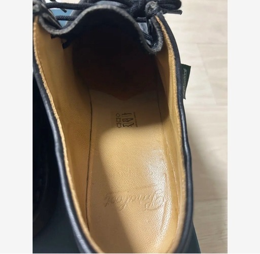 Parabootパラブーツミカエル 24.5cm 黒 レザー