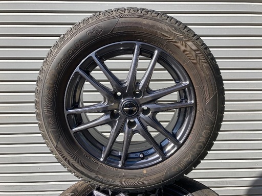 値下No.127スタットレスタイヤ215/60/16 5H PCD114.3 アルミ付4本セット