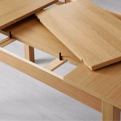 引取り先決定　　IKEA イケア  ダイニングテーブル BJURSTA 伸長式テーブルの画像