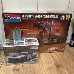 1/16 ケンワース W-900 CONVENTIONAL モノグラム プラモデル 模型 ビッグスケール トレーラー アメリカ 未開封 スケールモデルの画像