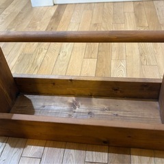 木製 小さめの棚や書類入れセットの画像