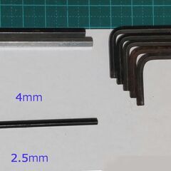 ６角レンチ　　サイズ4種の画像