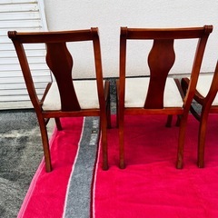 高級家具　
サーベルレッグ　象嵌細工　サロンチェアの画像