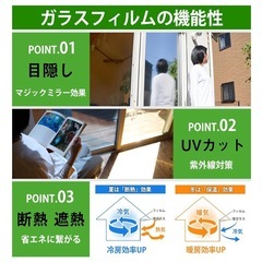 【新品 未開封】窓用 遮光フィルム 90×200cm シルバーの画像