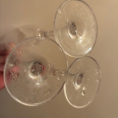 シャンパングラス３つ差し上げます。の画像